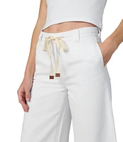 Joe's Jeans Addison Drawstring Wide Leg Ankle Length Pants