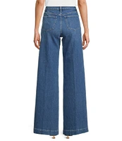 Joe's Jeans Front Seamed Wide Leg Jeans