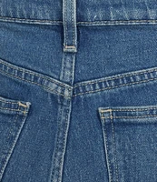 Joe's Jeans Front Seamed Wide Leg Jeans