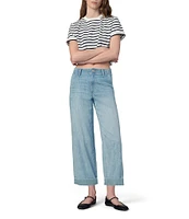 Joe's Jeans Karter Straight Leg Ankle Cuffed Trouser Jeans