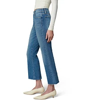 Joe's Jeans The Callie Denim High Rise Cropped Bootcut Raw Hem Jeans