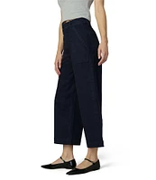 Joe's Jeans The Chloe Utility High Rise Wide Leg Crop Jeans