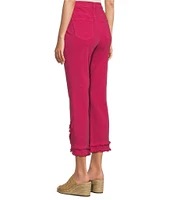 John Mark 5 Pocket Tulip Frayed Hem Crop Pants