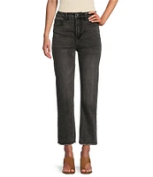 John Mark Denim 5 Pocket Frayed Hem Cut-Off Jeans