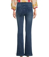 John Mark Flare Leg Stretch Denim Pull-On Jeans