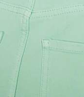 John Mark Frayed Straight Leg Cropped Pants
