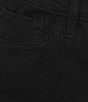 John Mark Tassel Trim Hem Crop Pants
