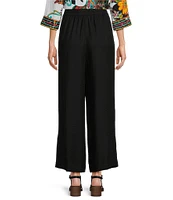 John Mark Wide Leg Pull-On Pants