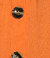 John Mark Wire Collar Short Sleeve Tiered Button-Front Top