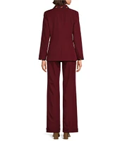 John Meyer 2-Piece Twill Frame Lapel Double Breasted Pant Suit