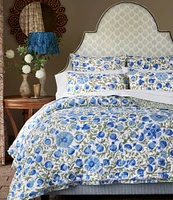John Robshaw Aadav Sage Cotton Voile Reversible Quilt