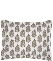 John Robshaw Nilay Leaf Organic Cotton Percale Pillow Sham