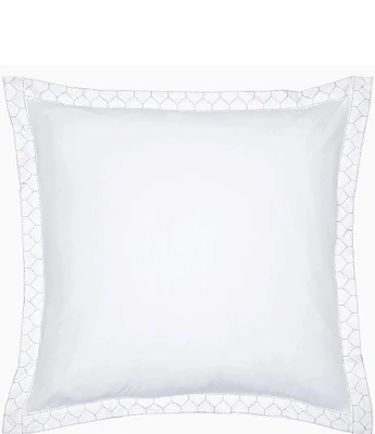 John Robshaw Organic Cotton Percale Stitched Euro Sham