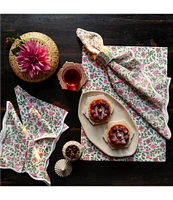 John Robshaw Pink Print Ishita Lapis Napkins, Set of 4