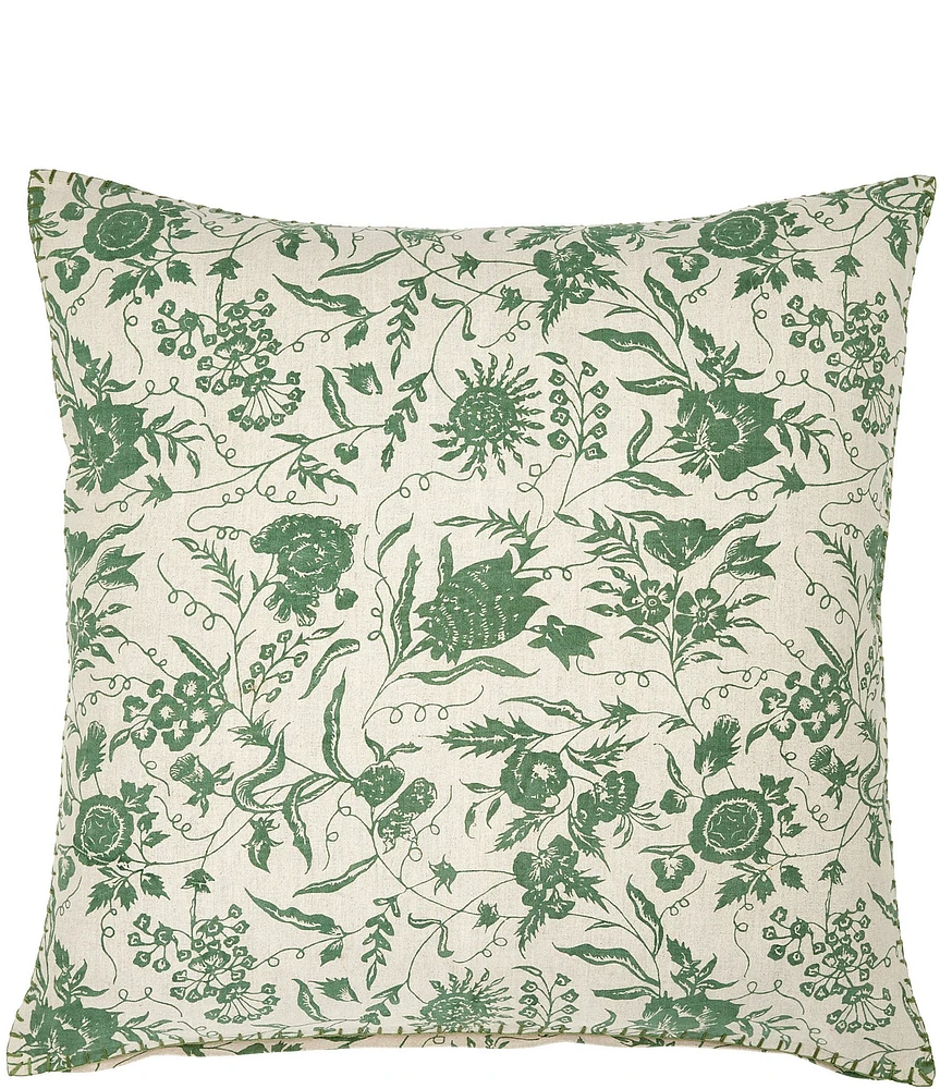 John Robshaw Prayag Hand Printed Square Pillow