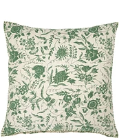 John Robshaw Prayag Hand Printed Square Pillow