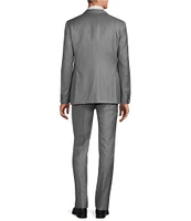 John Varvatos Bleecker Slim Fit Flat Front Solid 2-Piece Suit