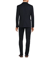 John Varvatos Slim Fit Flat Front Fancy Pattern 2-Piece Suit