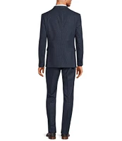 John Varvatos Slim Fit Flat Front Fancy Pattern 2-Piece Suit