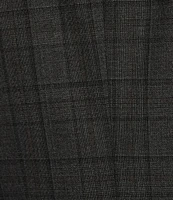 John Varvatos Slim Fit Flat Front Plaid Pattern 2-Piece Suit