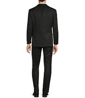 John Varvatos Slim Fit Flat Front Stripe Pattern 2-Piece Suit