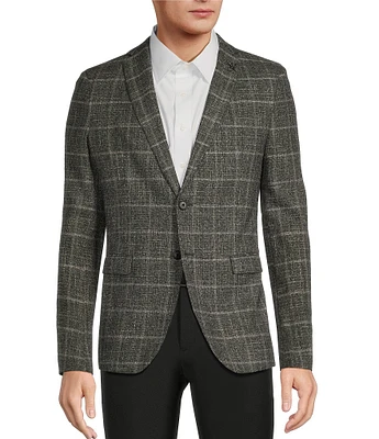 John Varvatos Slim Fit Plaid Print Sport Coat
