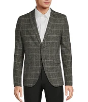 John Varvatos Slim Fit Plaid Print Sport Coat