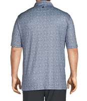Johnnie-O Big & Tall Fernando Print Performance Stretch Short Sleeve Polo Shirt