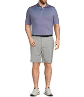 Johnnie-O Big & Tall Lyndonn Stripe Performance Stretch Short Sleeve Polo Shirt