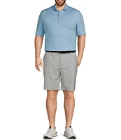 Johnnie-O Big & Tall Lyndonn Stripe Performance Stretch Short Sleeve Polo Shirt