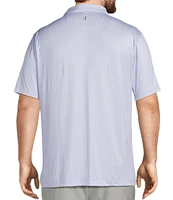 Johnnie-O Big & Tall Wesson Print Performance Stretch Short Sleeve Polo Shirt