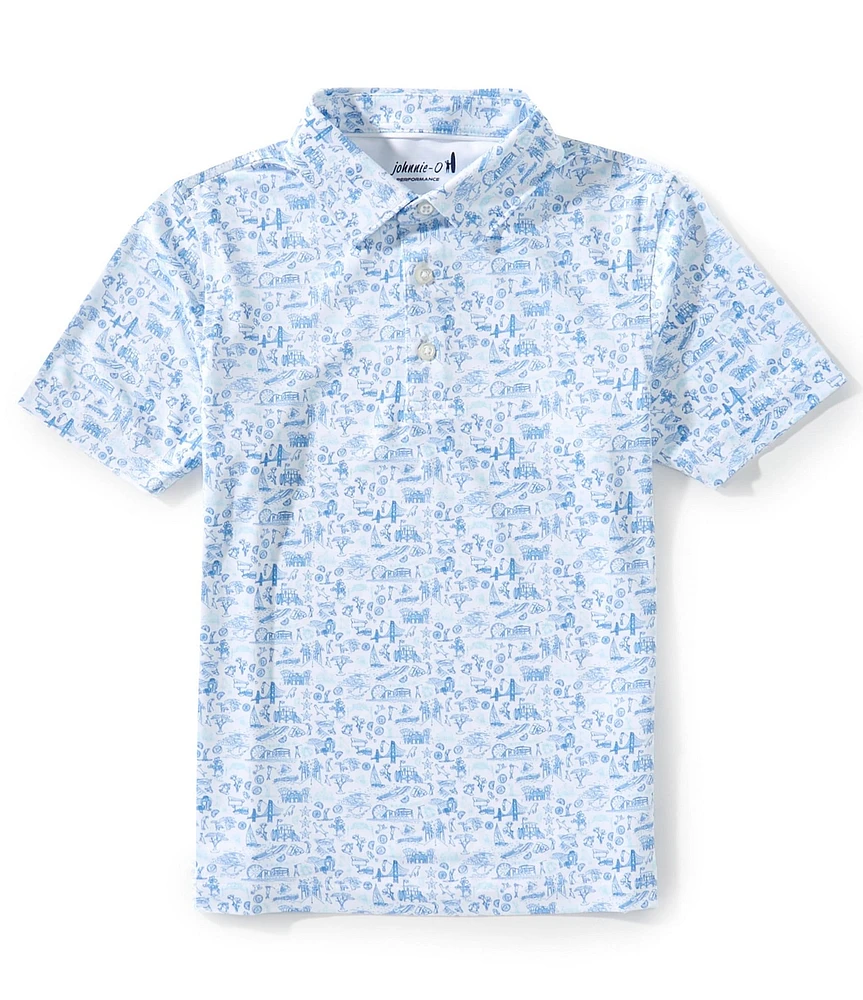 Johnnie-O Big Boys 8-20 20th Short Sleeve Polo Shirt