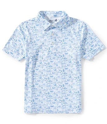Johnnie-O Big Boys 8-20 20th Short Sleeve Polo Shirt