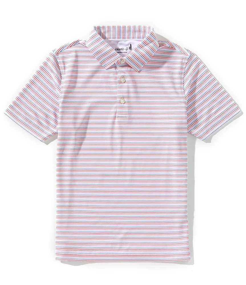 Johnnie-O Big Boys 8-20 Kamdon Stripe Polo Shirt