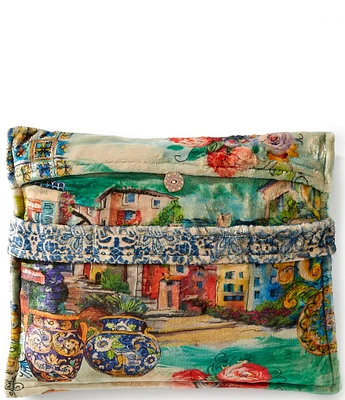 JOHNNY WAS Christy Travel Reversible Cozy Blanket
