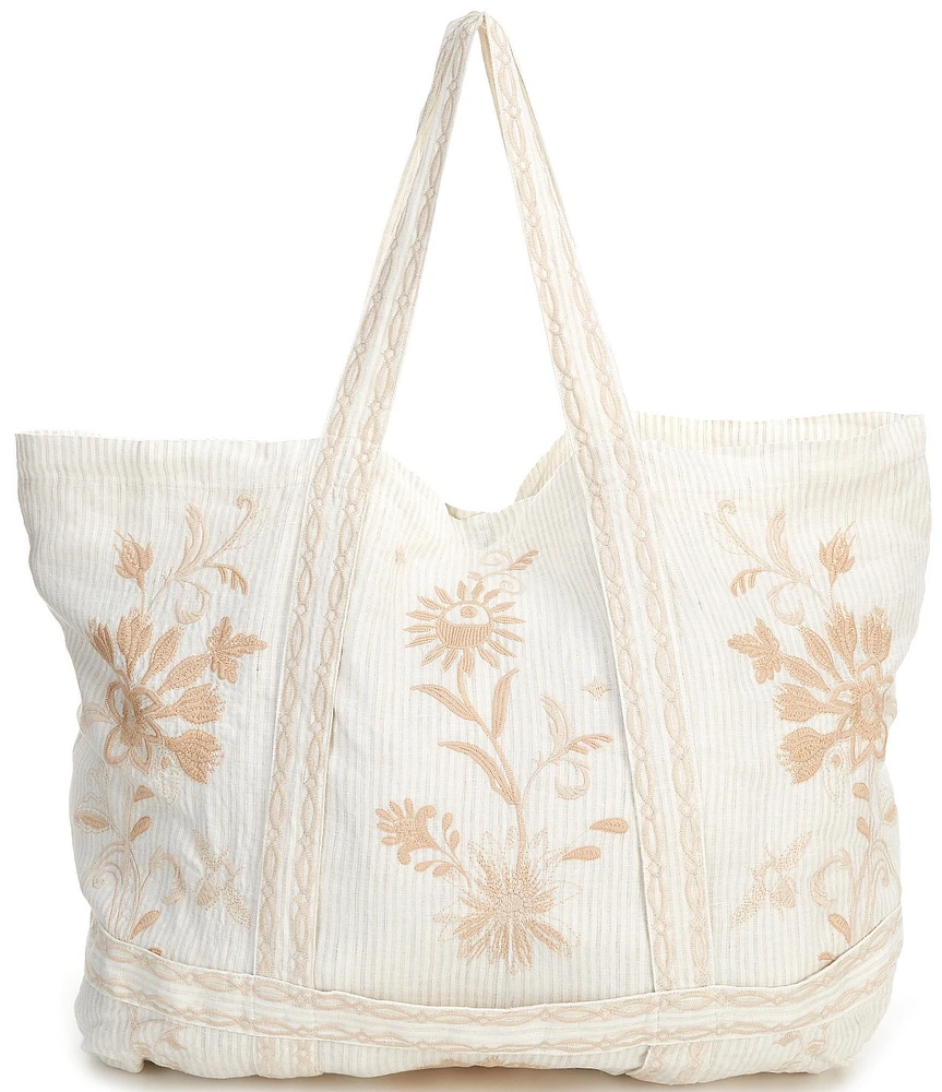 JOHNNY WAS Danika Elordi Stripe Tote Bag