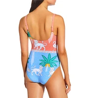 JOHNNY WAS JW X Paolita Circe's Garden Tank One Piece Swimsuit
