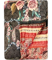 JOHNNY WAS Laurel Canyon Camino Cozy Reversible Blanket