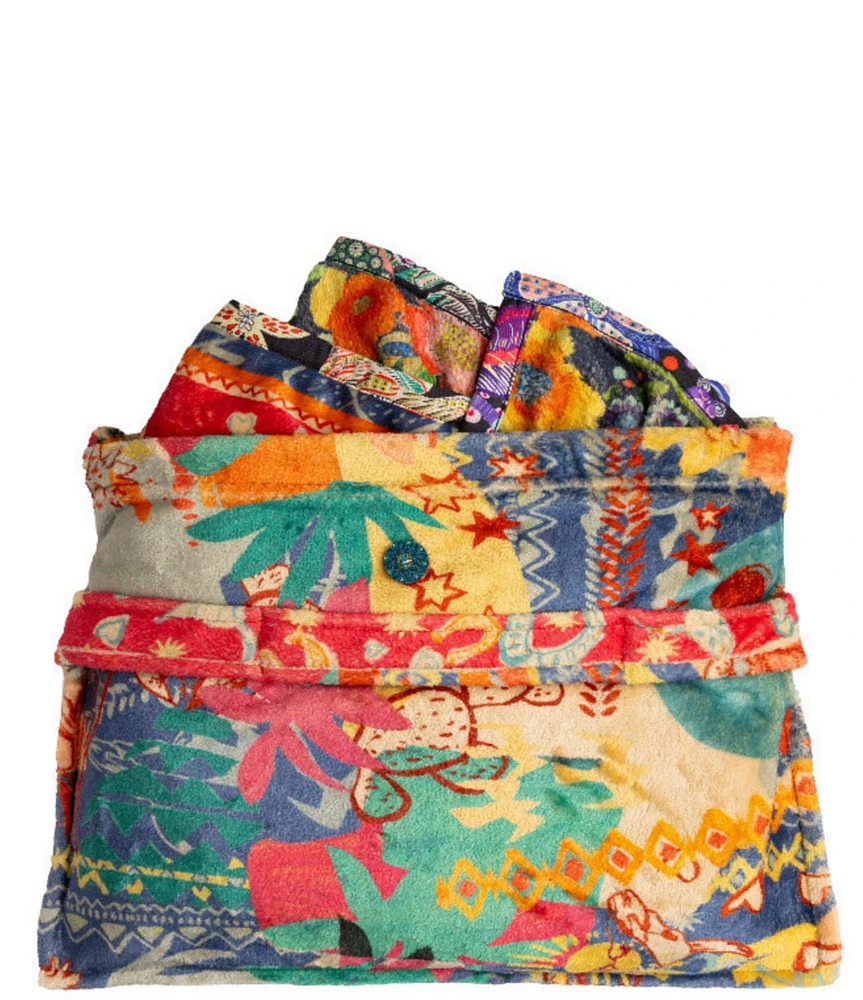 JOHNNY WAS Liberty Travel Reversible Blanket