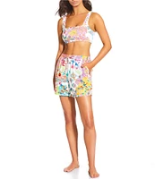 JOHNNY WAS Paula Easy Short Swim Cover Up