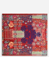 JOHNNY WAS Rising Sun Cozy Reversible Throw Blanket