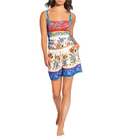 JOHNNY WAS Rumba Easy Short Swim Cover-Up