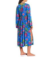 JOHNNY WAS Rumba Mix Flare Maxi Caftan Swim Cover Up