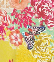 JOHNNY WAS The Janie Favorite Charlie Floral Print V-Neck Short Sleeve Knit Tee