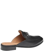 Johnston & Murphy Ali Leather Bit Buckle Mules