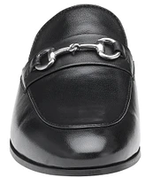 Johnston & Murphy Ali Leather Bit Buckle Mules