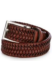 Johnston & Murphy Big Boys 8-20 Stretch Leather Braided Belt