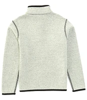 Johnston & Murphy Big Boys 8-20 Reversible Horizontal Channel-Quilt Quarter-Snap Pullover