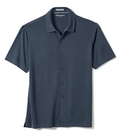 Johnston & Murphy Birdseye Short Sleeve Woven Shirt