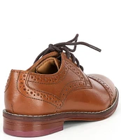 Johnston & Murphy Boys' Conard Cap Toe Leather Oxfords (Infant)